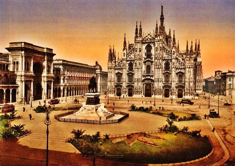 Milan served as the capital of the western roman empire. Historic area in Milan, Italy wallpapers and images ...