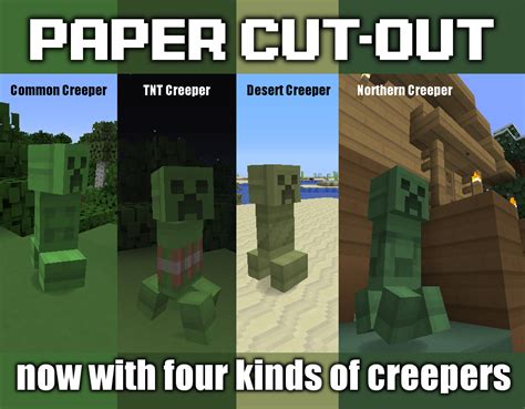 Paper Cut Out Minecraft 110 Minecraft Texture Pack