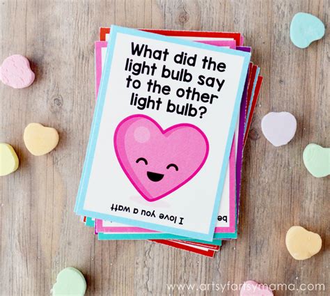 Free Printable Valentine Lunch Box Jokes | artsy-fartsy mama