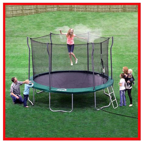 12 Ft Enclosed Trampoline Impact Absorbent System For Fun At Kmart