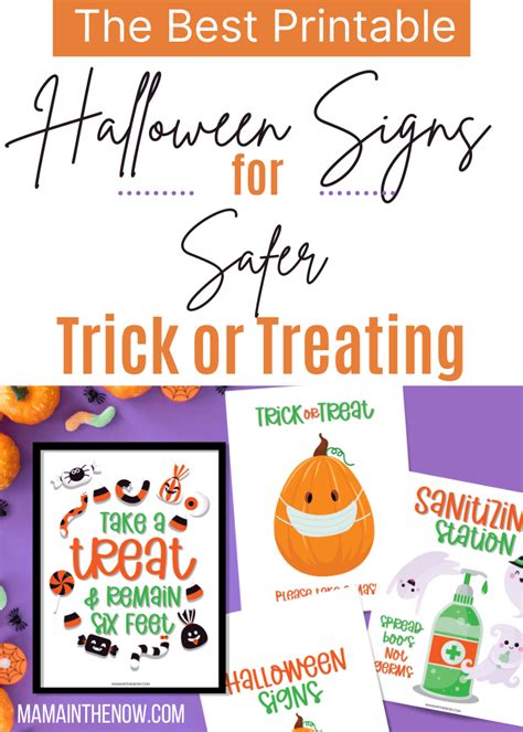 The Best Printable Halloween Signs For Safer Trick Or Treating