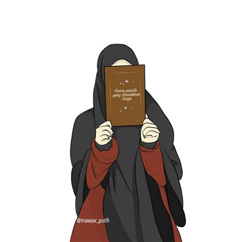 1.8 gambar kartun muslimah lucu terbaru. Kartun Muslimah Bercadar Terbaru 2018 - cartoon lovers