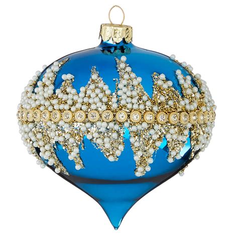 Raz 4jewel Toned Beaded Glass Christmas Ornament Raz Imports Raz Christmas Christmas Home