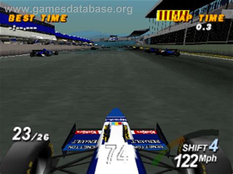 Formula 1 Sony Playstation Artwork In Game