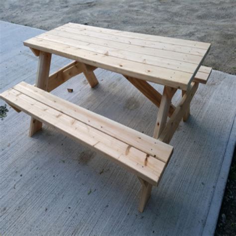 6 Ft Cedar Picnic Table Lil Country Woodshop