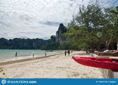 Railay Krabi Thailand July 5th 2018 Landscape In Railay Peninsula