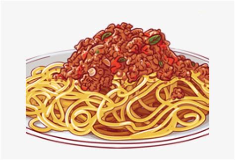 Spaghetti Bolognese Clipart Cartoon 640x480 Png Download Pngkit