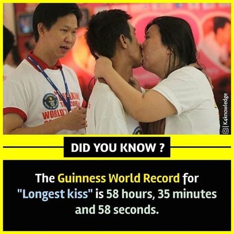 Guinness World Records Longest Kiss Rekod Di Dunia