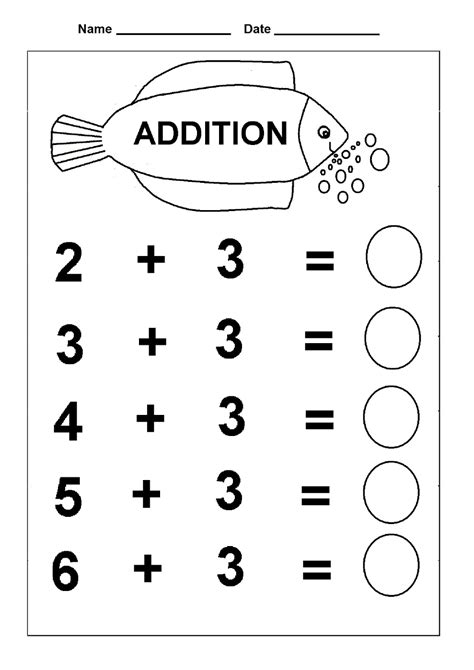 Free Printable Kindergarten Math Worksheets Fun Math Worksheets For