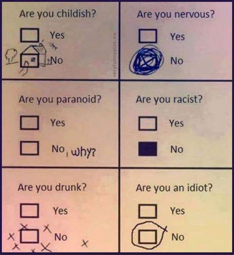 A Clever Way To Fill Out A Form Very Funny Pics