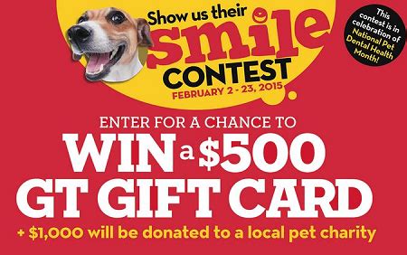 Enter to win free gift cards and more. Win $500 Giant Tiger Gift Card + $1,000 Donated to Pet ...