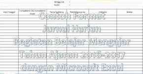 Contoh Jurnal Kelas Smp - Kumpulan Kunci Jawaban Buku