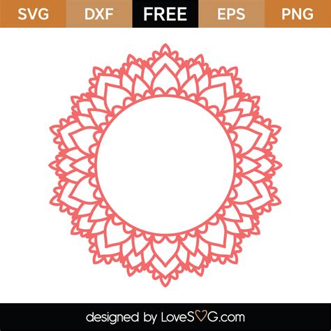 Free Monogram frame 2 SVG Cut File | Lovesvg.com
