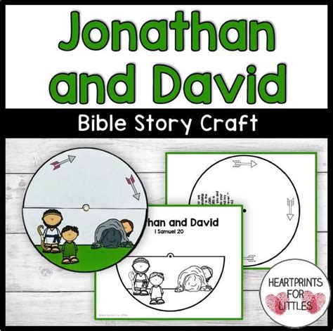 Jonathan And David Bible Craft For Kids Friendship Covenant Wheel