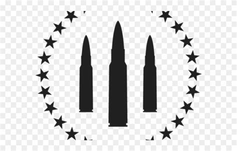 Ammunition Clipart Bullet Circle Of Stars Clipart Png Download