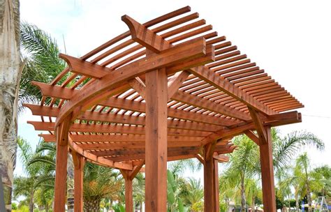 Fan Pergola Kits Built To Last Decades Curved Pergola Backyard