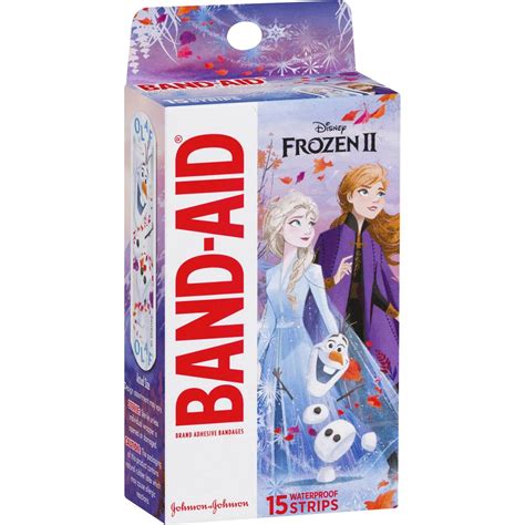 Band Aid Adhesive Bandages Disney Frozen 15 Pack Woolworths
