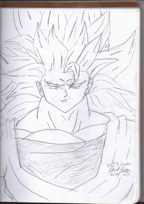 Ssj3 Goku By Jakebiley On Deviantart