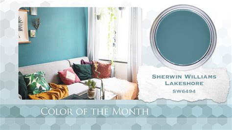 Color Of The Month Sherwin Williams Lakeshore Innovatus Design