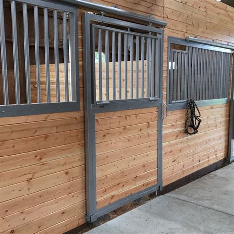 Drop Down Steel Horse Stall Door Barn Pros Barn Pros