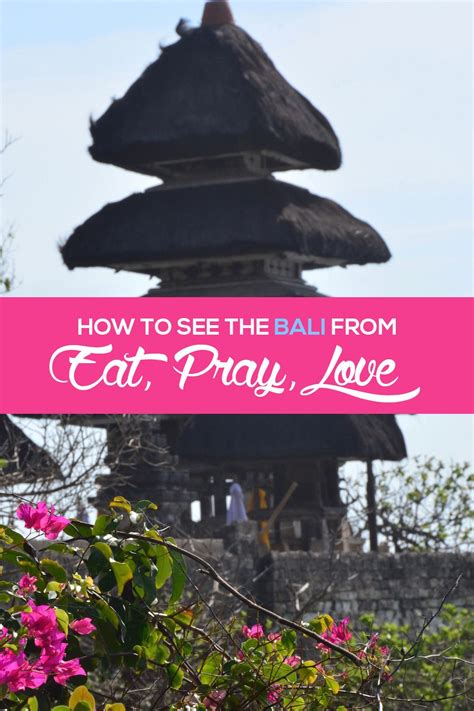 Where In Bali Did Julia Roberts Go In “eat Pray Love” Bali Eat