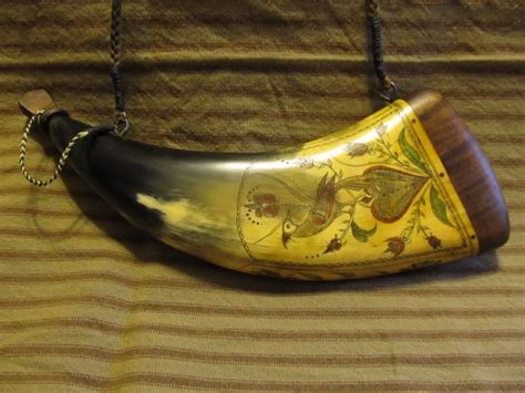 The Horners Bench Powder Horn Pioneer Crafts Horns