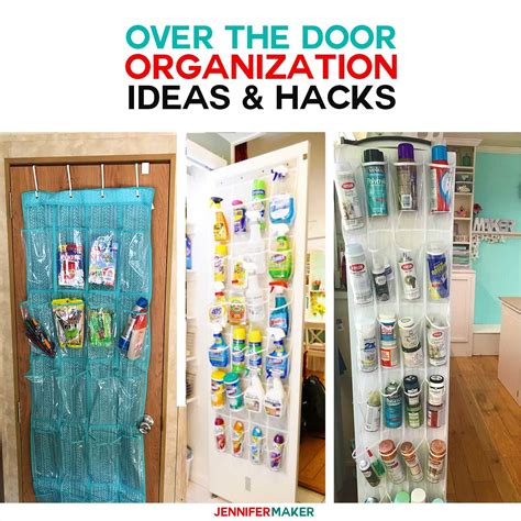 Organize With Over The Door Storage So Easy Craft Room