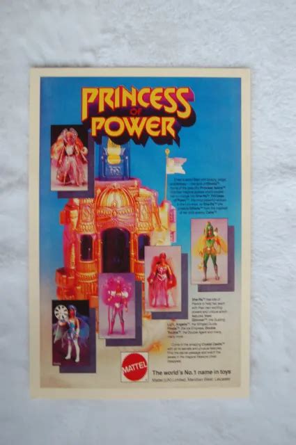 Princess Of Power She Ra Promotional Poster 1980s Toy Advertisment 4 00 Picclick