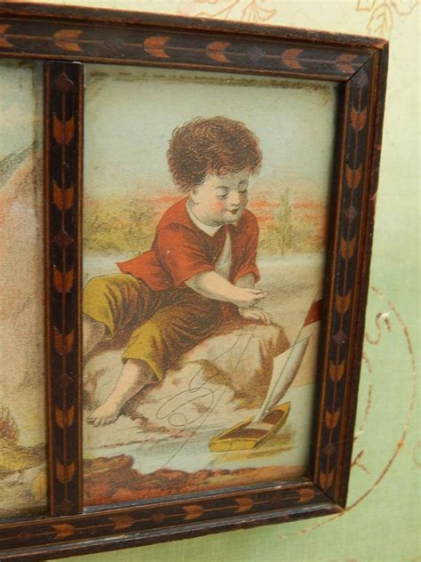 Victorian Children Lithographs Framed From Kimsdollgems On Ruby Lane