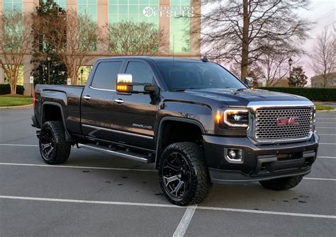 2015 Gmc Sierra 2500 Hd Aggressive 1 Outside Fender On 22x10 25