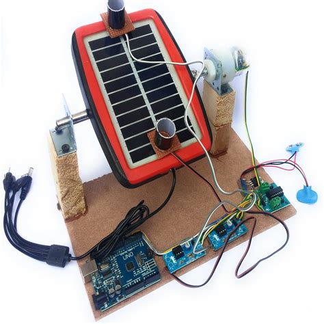 SR Robotics Single Axis Solar Tracker With Arduino And Project Report SR Robotics