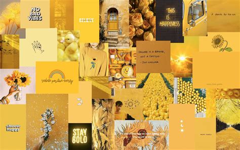 Free Download Desktop Yellow Aesthetic Wallpaper Discover More