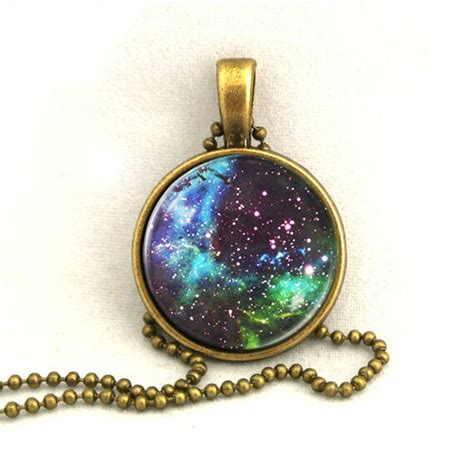10 SALE Necklace Trifid Nebula Galaxy Jewelry By Timegemstone