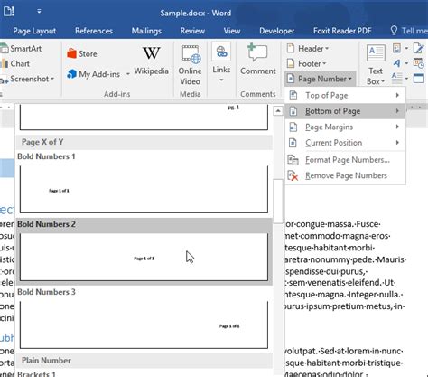 How to work with page numbers in microsoft word? How to Insert Page X of Y into a Header or Footer in Word