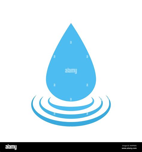 Vector Water Drop Logo Water Droplet Symbol Stock Vector Image And Art