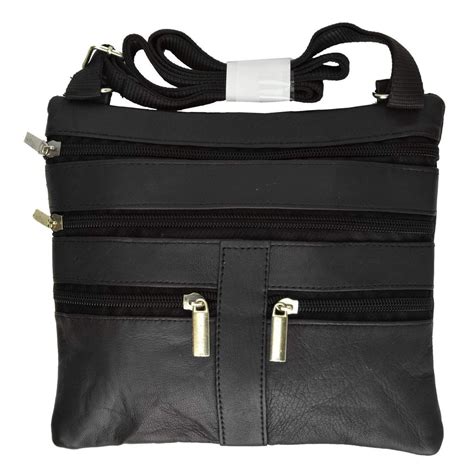 Marshal Wallet Genuine Soft Leather Cross Body Bag Purse Shoulder Bag