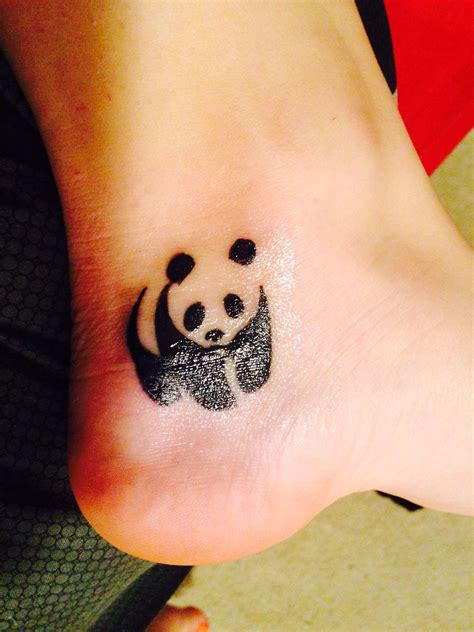 Panda Tattoo 🐼 Panda Tattoo Tattoos Paw Print Tattoo