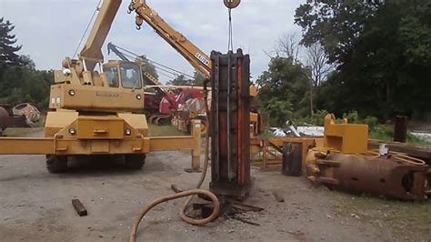 Testing Mkt 10b3 Air Pile Driver Hammer Youtube