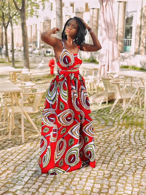 laviye african print dress amira crossback sleeveles maxi l aviye