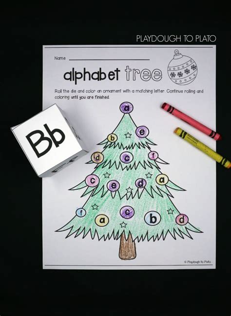 Included in this free download are both uppercase and lowercase letters! Christmas Activity Pack - Playdough To Plato