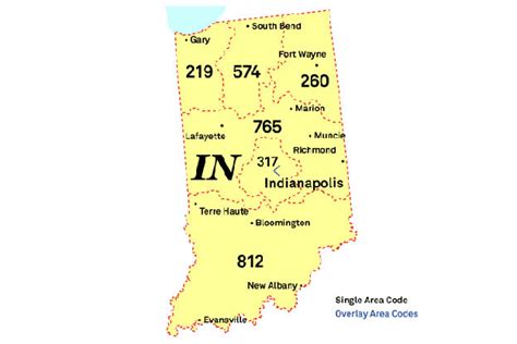 29 Indiana Area Code Map Maps Online For You Images And Photos Finder