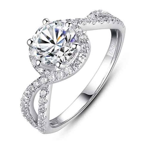 Latest Luxury 925 Silver Diamond Engagement Ring Engagement Rings