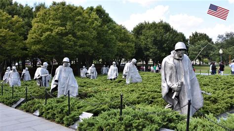Korean War Veterans Memorial Washington Dc 4k Youtube