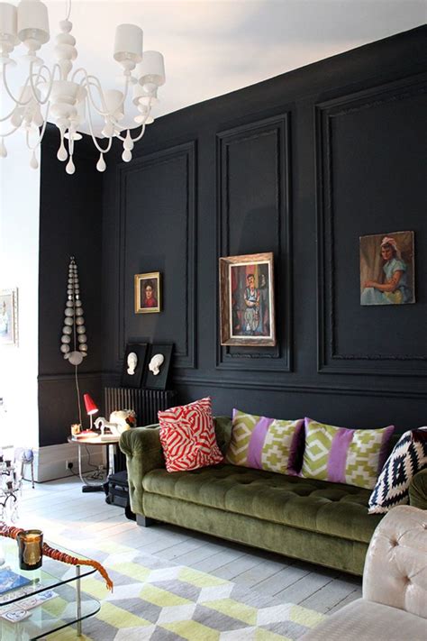 8 Exquisite Black Wall Interiors For A Modern Home Talkdecor