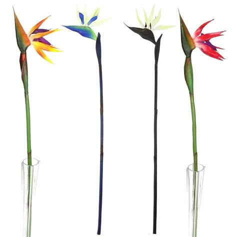 Create your own tropical arrangements with supplies and artificial flowers from afloral. Large Bird of Paradise Tropical Flower - Artificial Silk ...