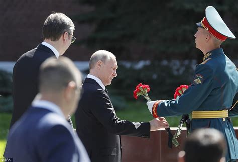 Putin Warns Peace Is Very Fragile At Russia Victory Day Parade Daily Mail Online
