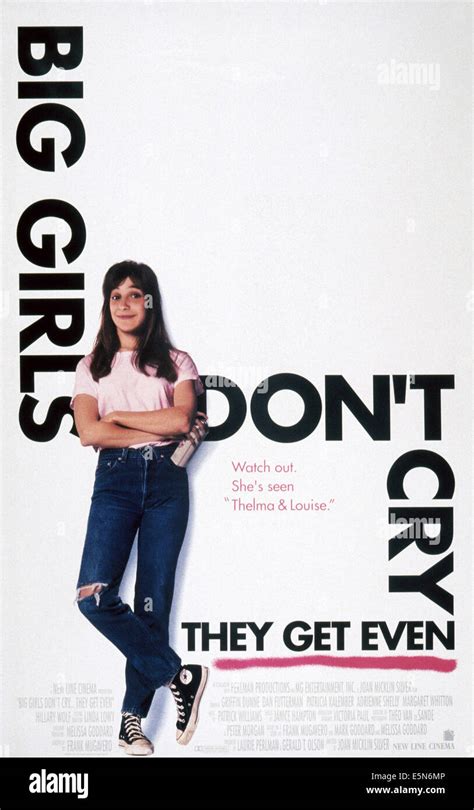 Big Girls Dont Crythey Get Even Poster Hillary Wolf 1992 ©new