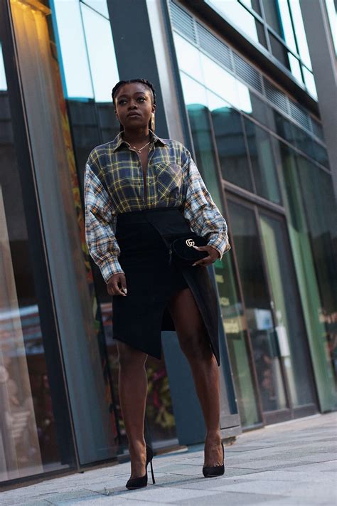 Five Ways To Style A Checked Shirt Mirror Me London Fashion Travel And Personal Development