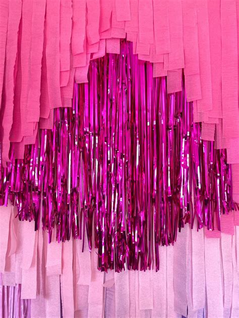 Ombre Diy Streamer Backdrop How To Make A Streamer Backdrop With