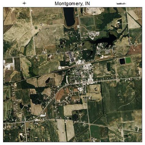 Aerial Photography Map Of Montgomery In Indiana